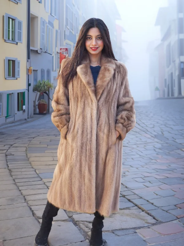 Classic Pastel Brown Mink Fur Coat Stroller Jacket M Striped Jacket Polka Dot Jacket Floral Jacket Classic Pastel Brown Mink Fur Coat Stroller Jacket M Striped Jacket Polka Dot Jacket Floral Jacket