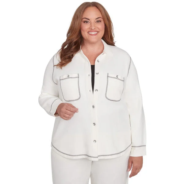 Copenhagen Shirt Jacket Petite Lace Jacket Ribbed Jacket Sequined Jacket