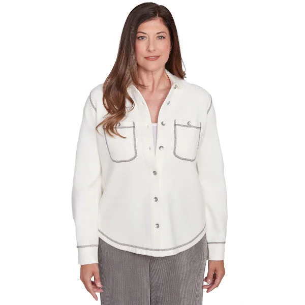 Copenhagen Shirt Jacket Belted Jacket Elasticated Jacket Padded Jacket