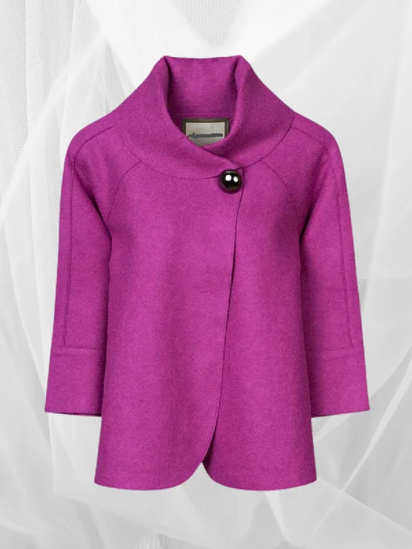 Audrey Jacket in vibrant Lilac Oversized Jacket Tailored Jacket Straight Jacket
