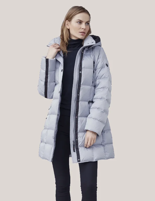 Down Jacket with Detachable Hood 2760 Jersey Jacket Tulle Jacket Batik Jacket