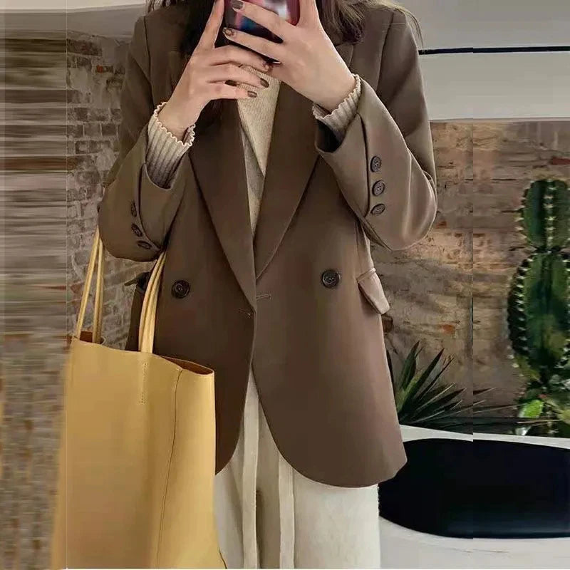 Loose Straight Blazer Women High Street Chic Jacket Faux Fur Jacket Real Fur Jacket Shearling Jacket Loose Straight Blazer Women High Street Chic Jacket Faux Fur Jacket Real Fur Jacket Shearling Jacket