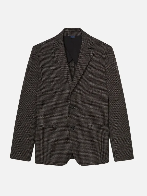 Mizzen + Main Watson Suit Jacket Ribbed Jacket Pleated Jacket Ruffled Jacket