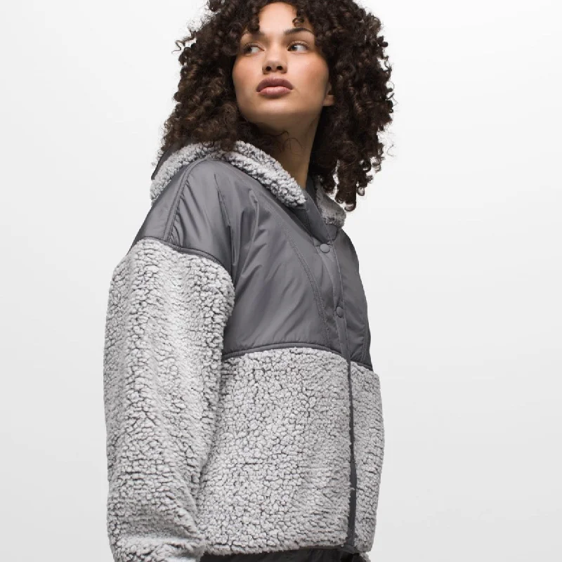 Prana - Polar Escape Snap Jacket Fleece Fabric Down Fabric Feather Fabric