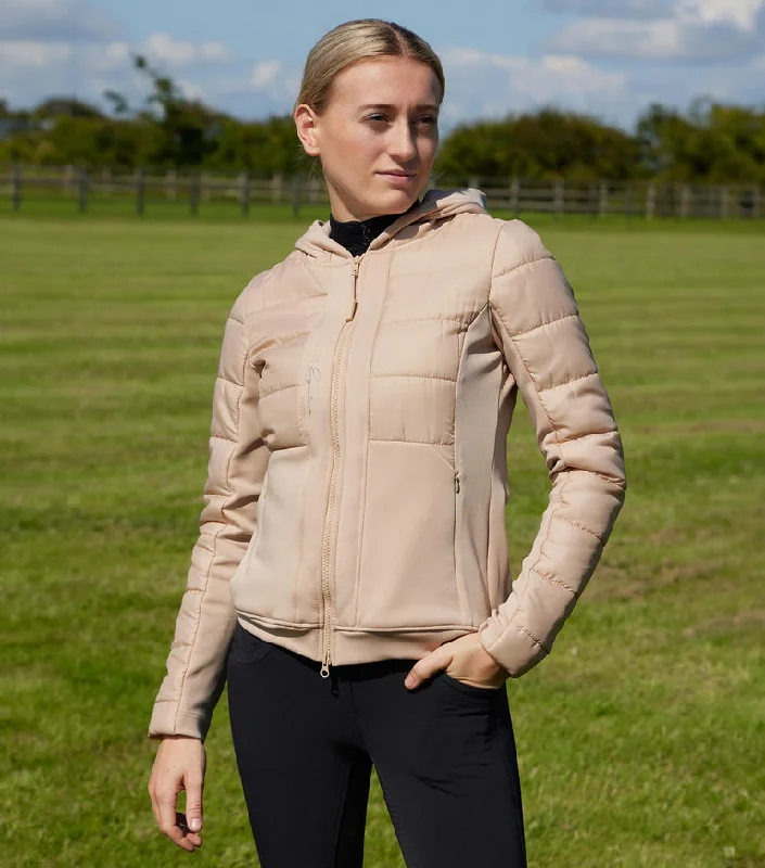 Premier Equine Agata Ladies Riding Jacket (Champagne) Tiered Jacket Buttoned Jacket Zippered Jacket Premier Equine Agata Ladies Riding Jacket (Champagne) Tiered Jacket Buttoned Jacket Zippered Jacket