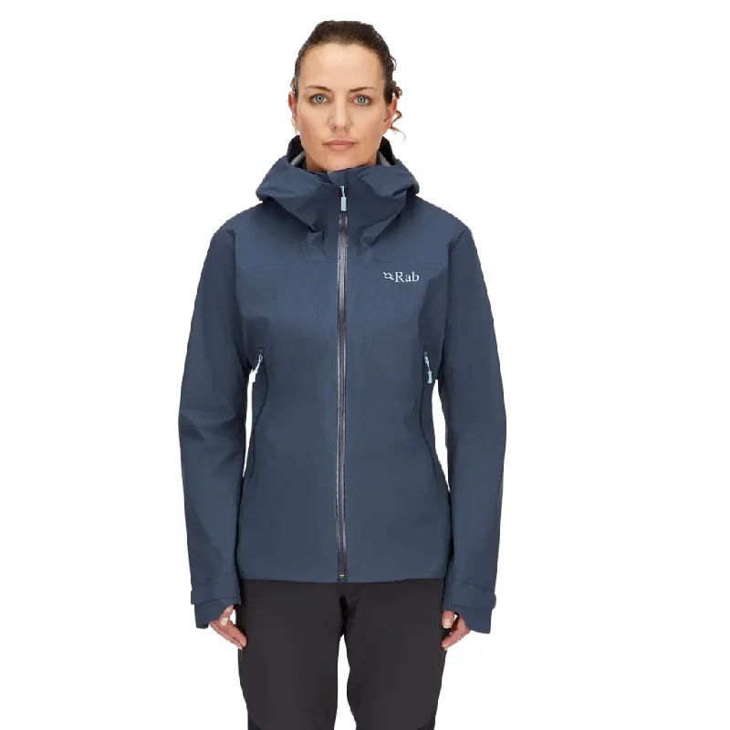 RAB Women's Downpour Light Jacket Notch Collar Jacket Peter Pan Collar Jacket Cowl Neck Jacket RAB Women's Downpour Light Jacket Notch Collar Jacket Peter Pan Collar Jacket Cowl Neck Jacket