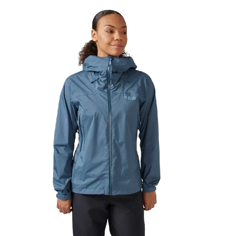 RAB Women's Downpour Plus 2.0 Jacket Elasticated Jacket Padded Jacket Insulated Jacket RAB Women's Downpour Plus 2.0 Jacket Elasticated Jacket Padded Jacket Insulated Jacket