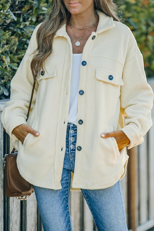 Buttoned Shirt Jacket Fleece Jacket Down Jacket Parka