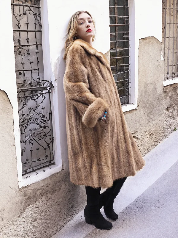 Vintage Pastel Canadian Brown Mink Fur Coat Stroller Jacket M/L Fleece Jacket Down Jacket Parka Vintage Pastel Canadian Brown Mink Fur Coat Stroller Jacket M/L Fleece Jacket Down Jacket Parka