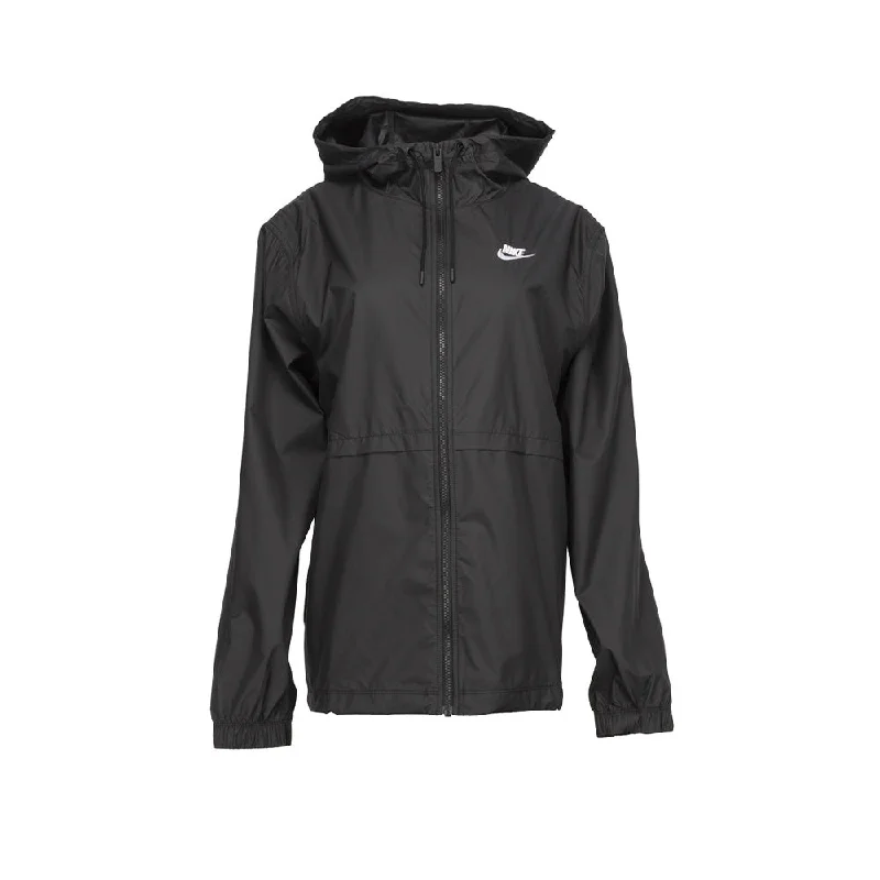 W NSW Essential Repel Woven Jacket 'Black' Bomber Jacket Anorak Windbreaker
