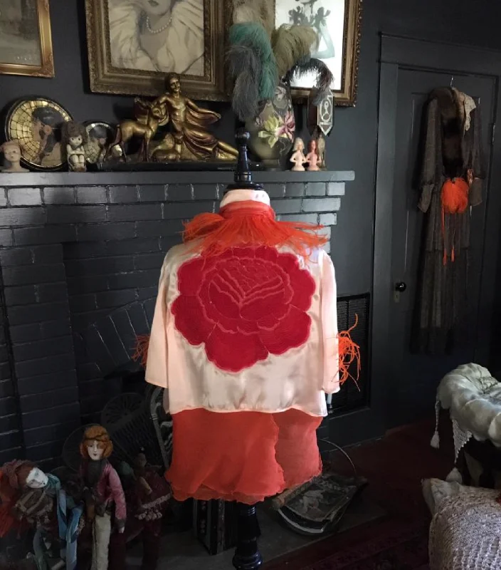 SOLD As seen in Vogue Best Seller Boudoir Queen Cherry Bomb Bed Jacket Hoodie Zip-Up Jacket Button-Up Jacket SOLD As seen in Vogue Best Seller Boudoir Queen Cherry Bomb Bed Jacket Hoodie Zip-Up Jacket Button-Up Jacket