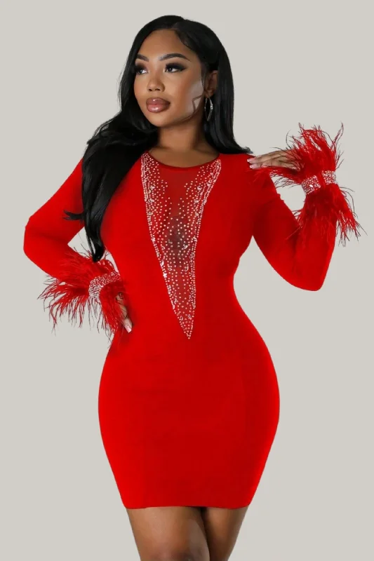 Adella Rhinestone Bodycon Mini Dress Chic Halter Mini Dress