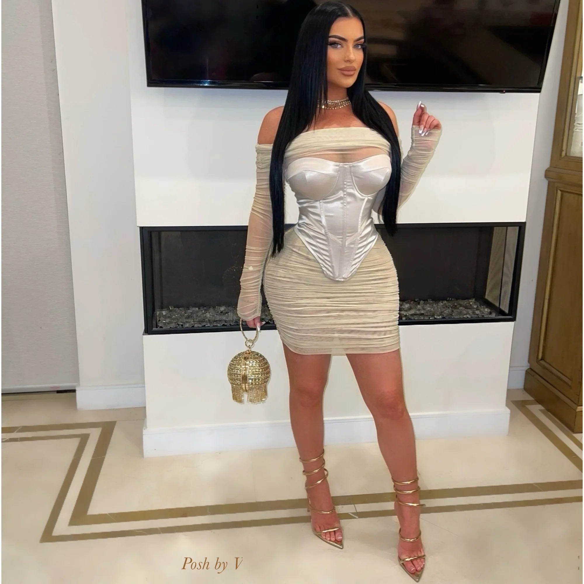Can't Get Any Better Mini Dress -Nude Stylish Summer Mini Dress