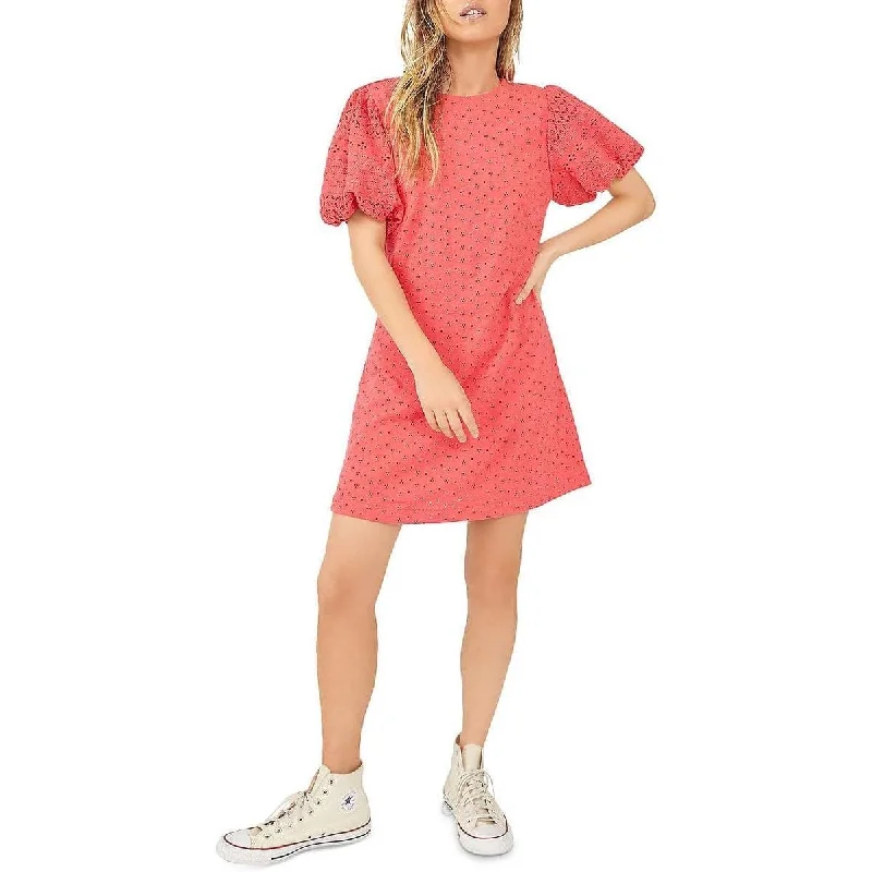 Free People Apricot Rose Mini Dress In Strawberry Spritz Elegant Mini Dress with Pleats Free People Apricot Rose Mini Dress In Strawberry Spritz Elegant Mini Dress with Pleats
