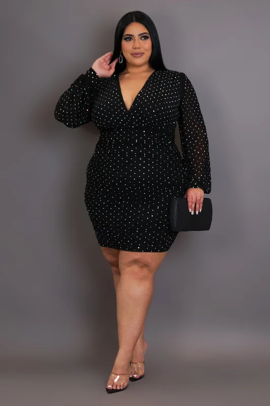 Good For You Mini Dress - Black Cozy Cowl Neck Mini Dress