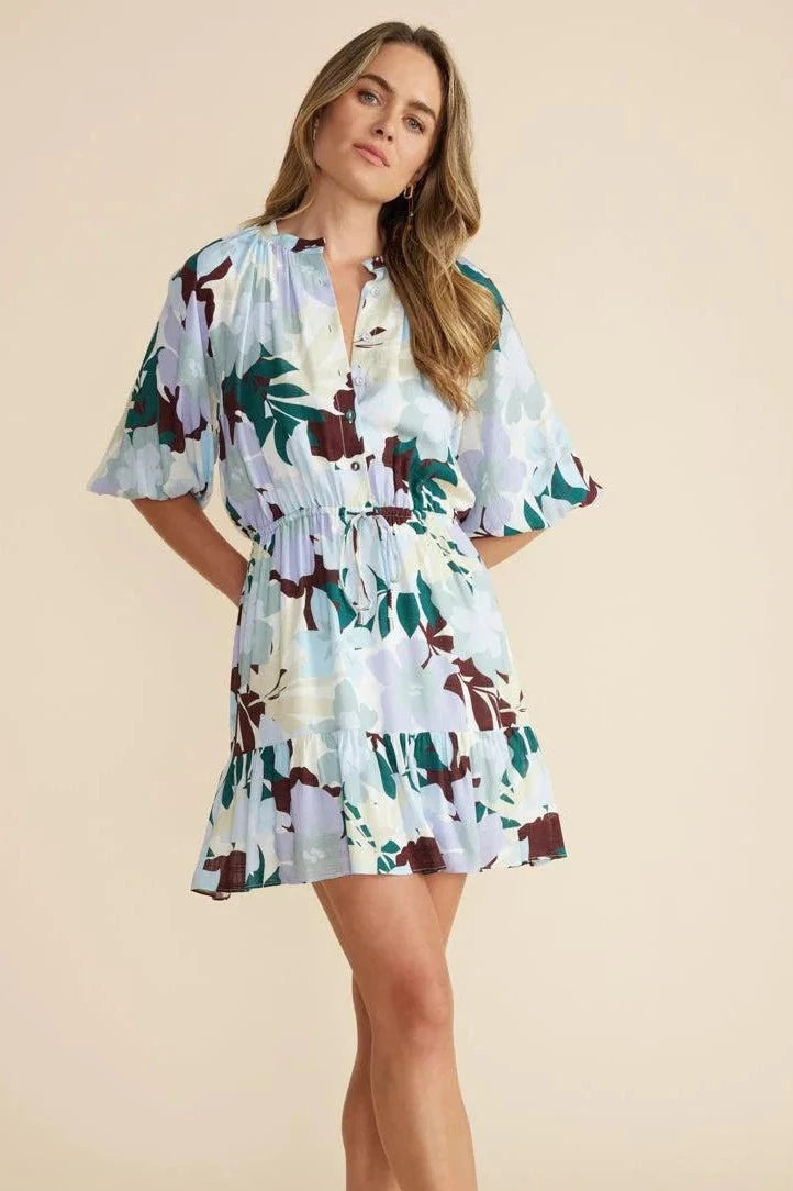 KENDAL MINI DRESS Trendy Wraparound Mini Dress