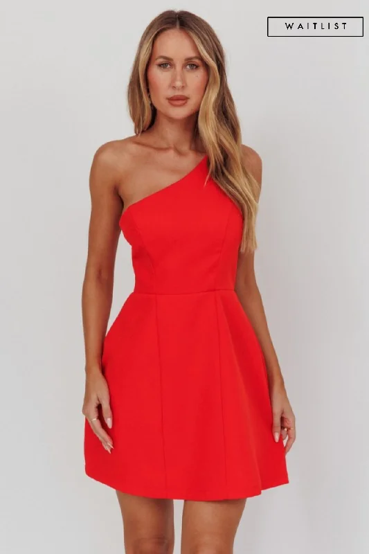Waitlist 12/7 ♥ Kendall Sleeveless One Shoulder Mini Dress Red Cozy Wraparound Mini Dress Waitlist 12/7 ♥ Kendall Sleeveless One Shoulder Mini Dress Red Cozy Wraparound Mini Dress