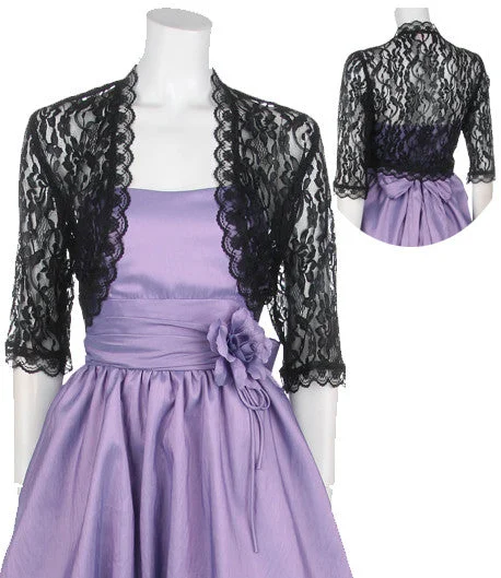 Mid-Length Lace Bolero Jacket Chenille Jacket Brocade Jacket Lace Jacket