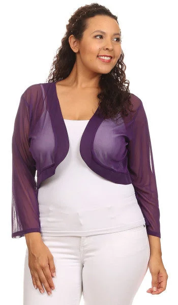 Purple Sheer Bolero Chiffon 3/4 Length Purple Chiffon Bolero Jacket Toggled Jacket Drawstring Jacket Belted Jacket Purple Sheer Bolero Chiffon 3/4 Length Purple Chiffon Bolero Jacket Toggled Jacket Drawstring Jacket Belted Jacket