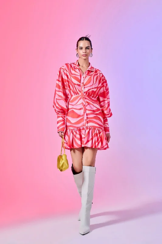 Rosywave Mini Dress Comfortable Linen Mini Dress