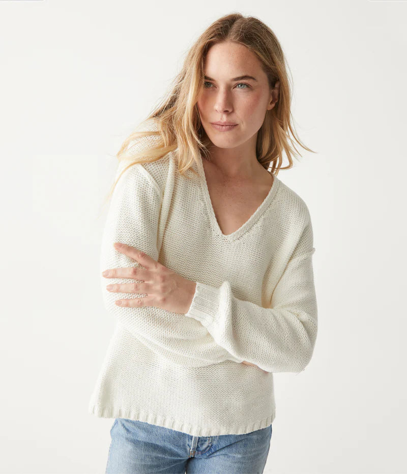 Kendra Relaxed Sweater Hooded Caped Shawl Collar