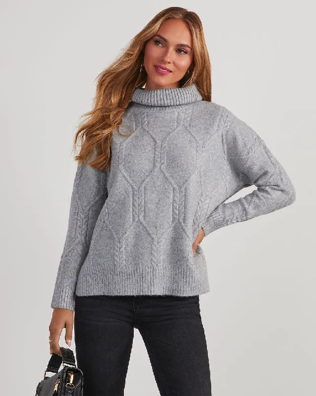 Miller Turtleneck Sweater Oversized Loose Flowy