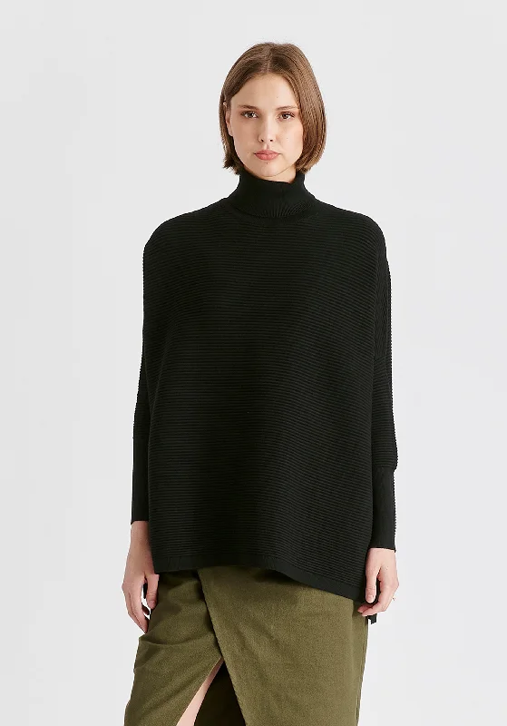 Paisie Turtleneck Ribbed Jumper Long Sweater Short Sweater Cropped Sweater