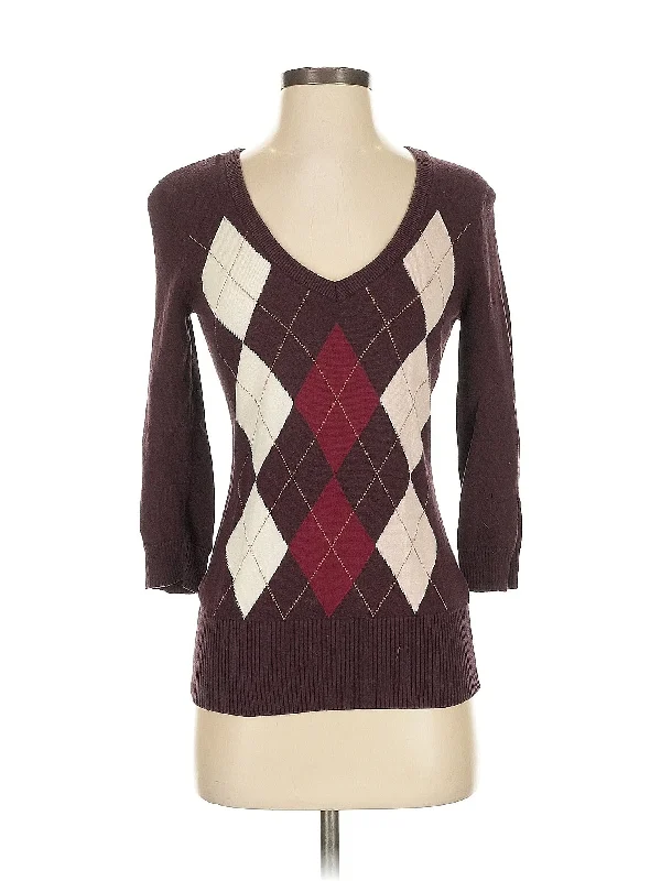 Pullover Sweater Spandex Blend Rayon Blend Denim Blend
