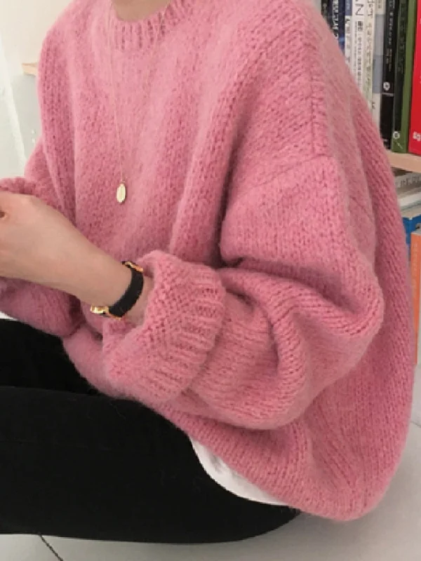 10 Colors Pink Women Sweater Womens Winter Sweaters Pullover Female Knitting Overszie Long Sleeve Loose Knitted Outerwear White Rayon Fabric Velvet Fabric Corduroy Fabric 10 Colors Pink Women Sweater Womens Winter Sweaters Pullover Female Knitting Overszie Long Sleeve Loose Knitted Outerwear White Rayon Fabric Velvet Fabric Corduroy Fabric