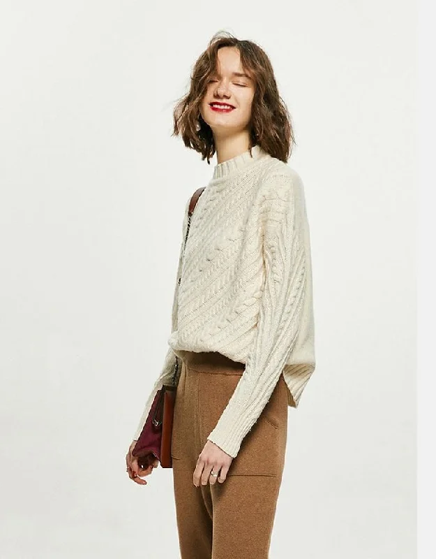 Autumn high-end cashmere sweater female half turtleneck sweater Anti-Pilling Anti-Shrink Durable Autumn high-end cashmere sweater female half turtleneck sweater Anti-Pilling Anti-Shrink Durable