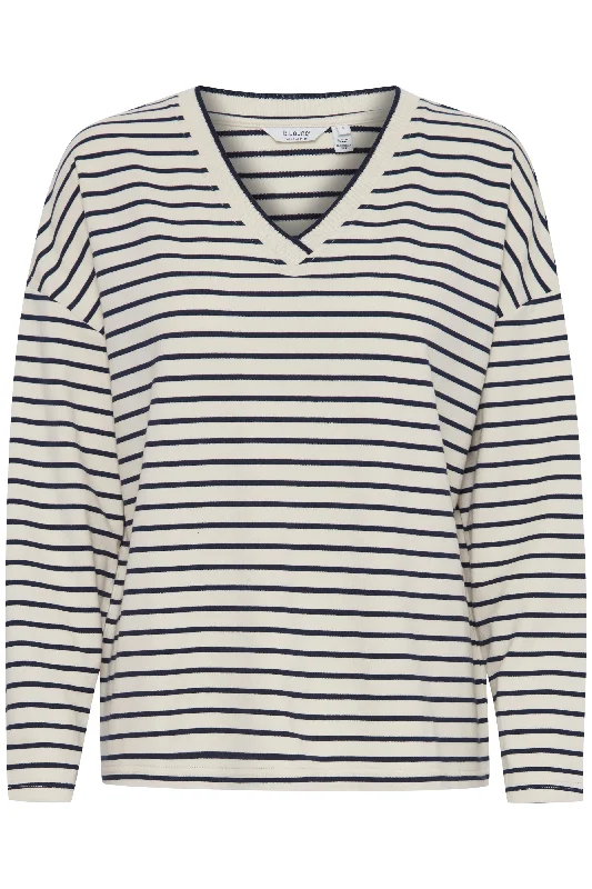 B.Young Rayette Sweater Silk Blend Satin Velvet