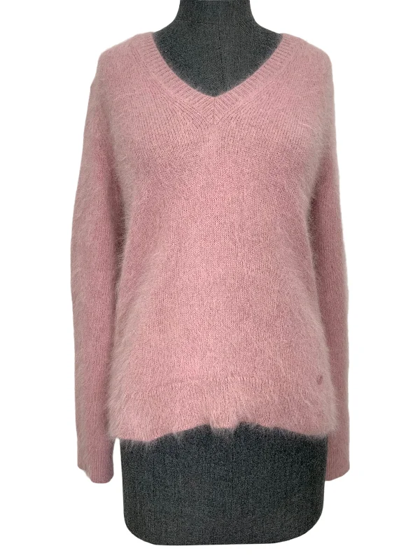 Gucci Angora Sweater Size XS Real Fur Shearling Chenille
