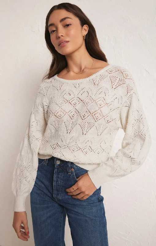 Kasia Sweater Ribbed Striped Patterned