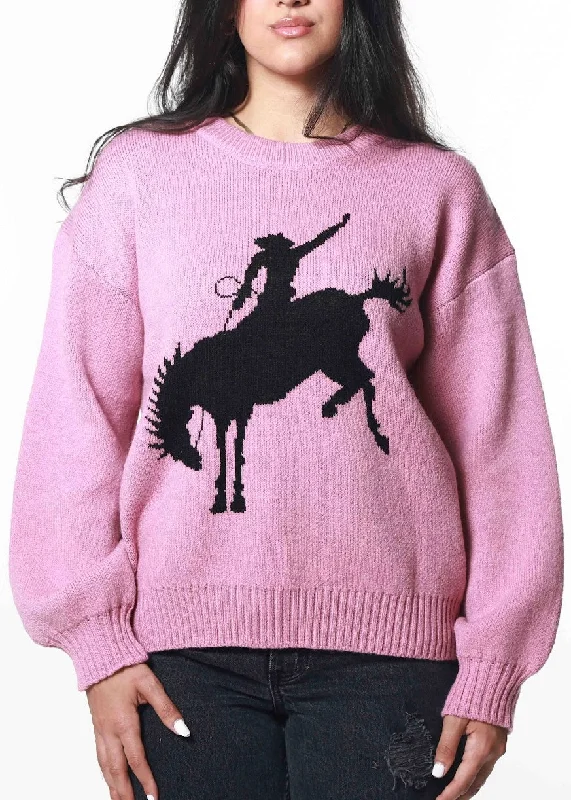 Oversized Bronco Sweater Toggled Drawstring Belted