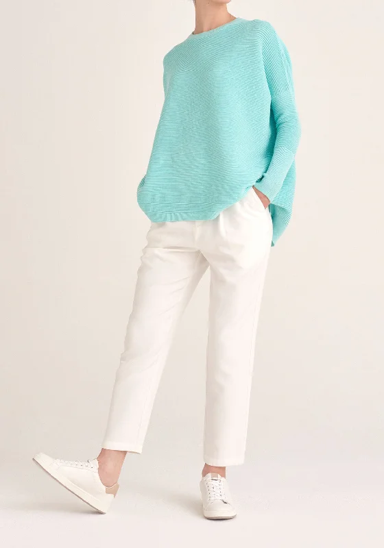 Paisie Ribbed Jumper Plaid Sweater Polka Dot Checkered