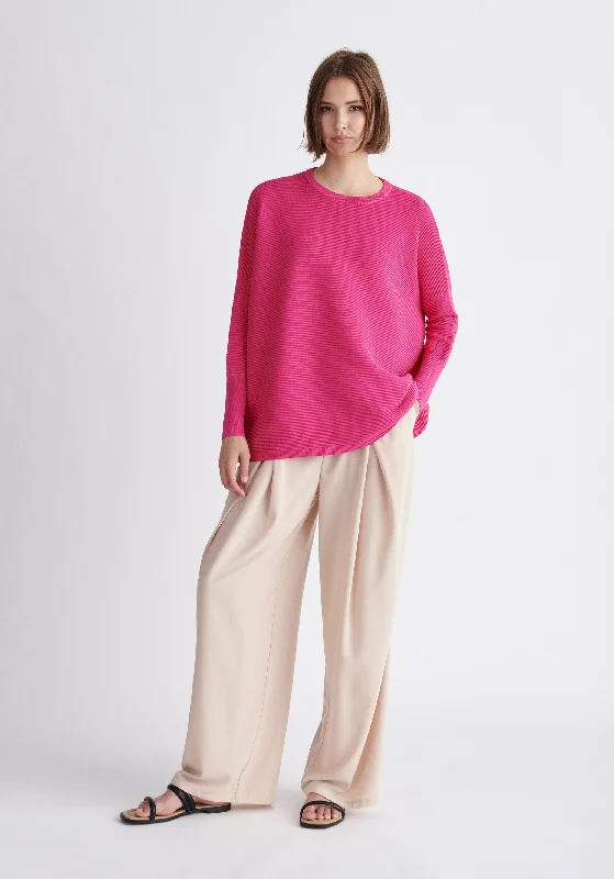 Paisie Ribbed Jumper Neon Metallic Matte