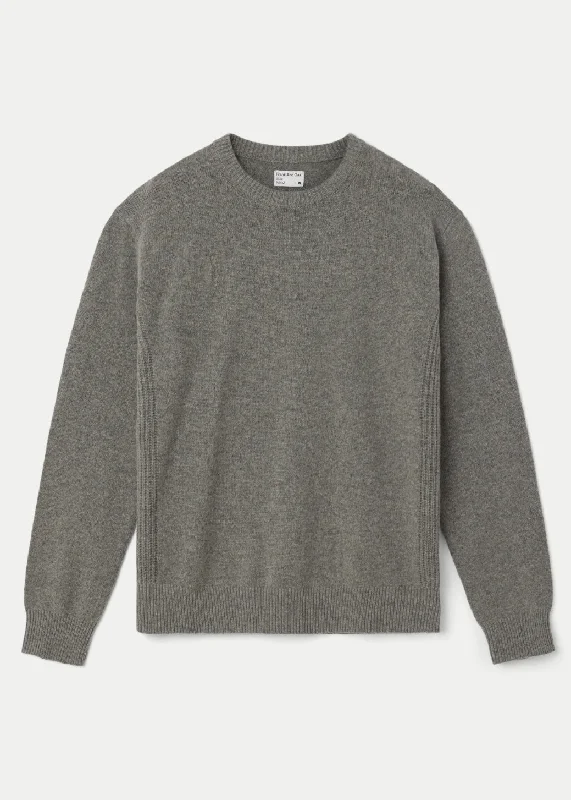 The Lambswool Sweater Toggled Drawstring Belted