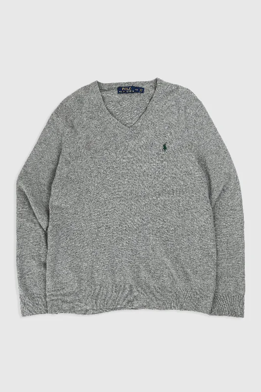 Vintage Knit Sweater Spandex Rayon Corduroy