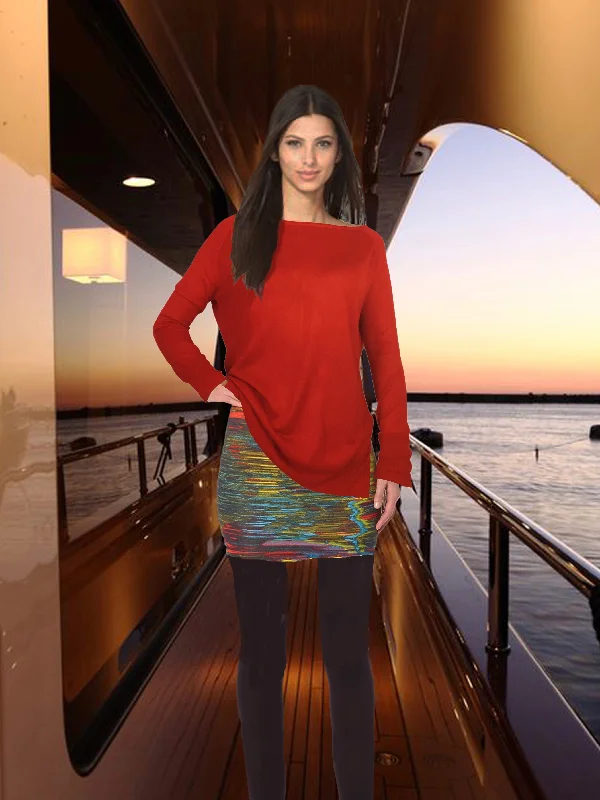 ASHORE WOMENS CLASSIC FINE SWEATERS Long Sweater Short Sweater Cropped Sweater