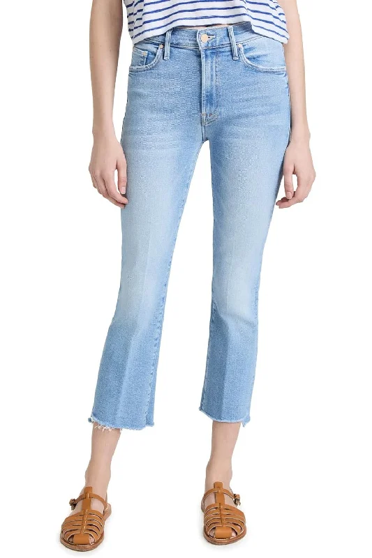 MOTHER Women's The Insider Crop Jeans, Limited Edition Comfortable Ankle Jeans