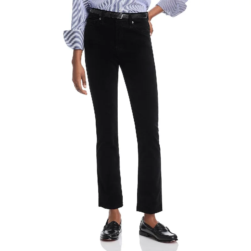 Womens Straight Leg Corduroy Straight Leg Jeans Fashionable Straight Cut Jeans