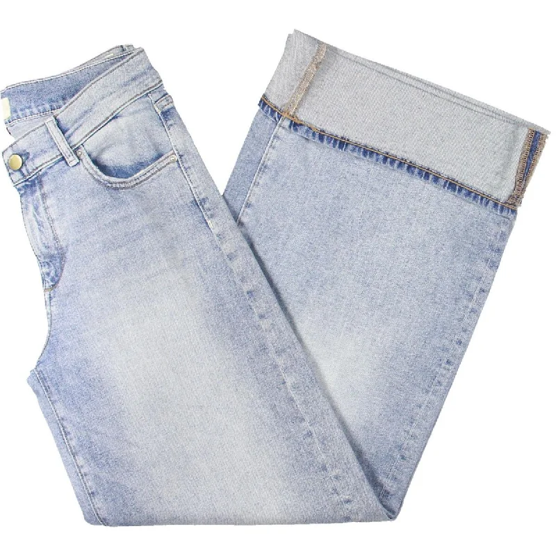 Womens Low Rise Wide Leg Wide Leg Jeans Trendy Wide-Legged High-Waist Jeans