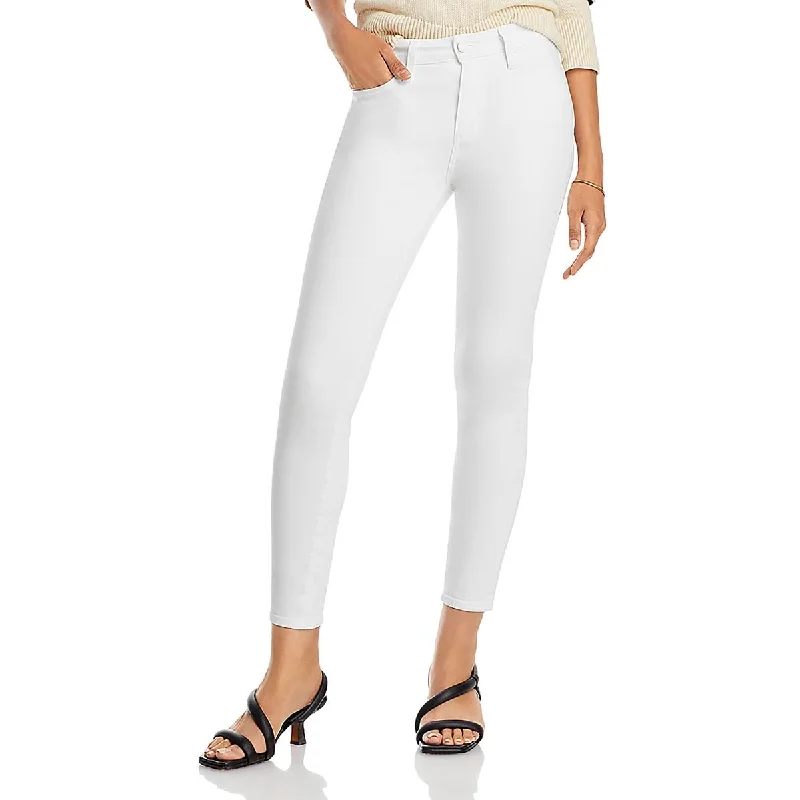Womens High Rise Stretch Skinny Jeans Casual Bootcut Ripped Jeans