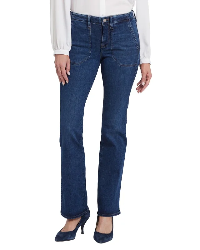 Nydj Barbara Gold Coast Bootcut Jean Chic Dark-Wash Skinny Jeans