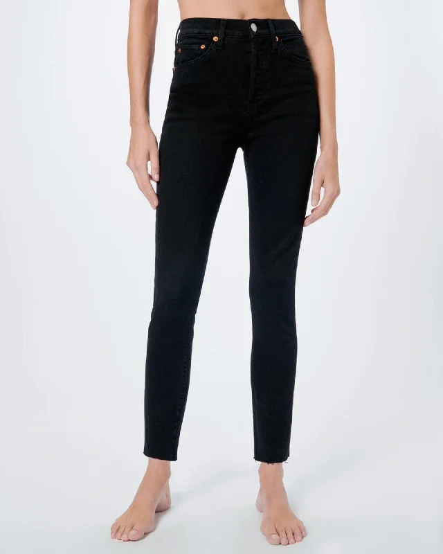 Black Skinny Jeans Trendy Classic Fit Jeans