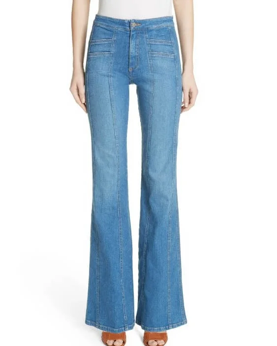"Farrah" Wide Leg Jeans Cozy Tencel Blend Denim Jeans