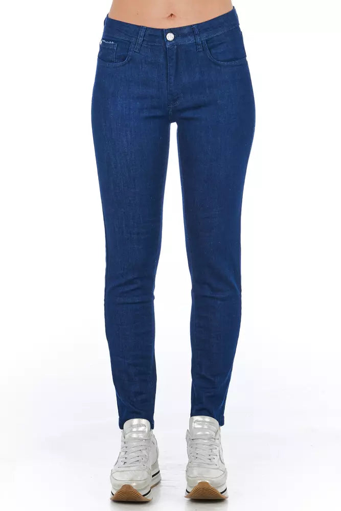 Frankie Morello  Cotton Jeans & Women's Pant Fashionable Slouchy Fit Jeans