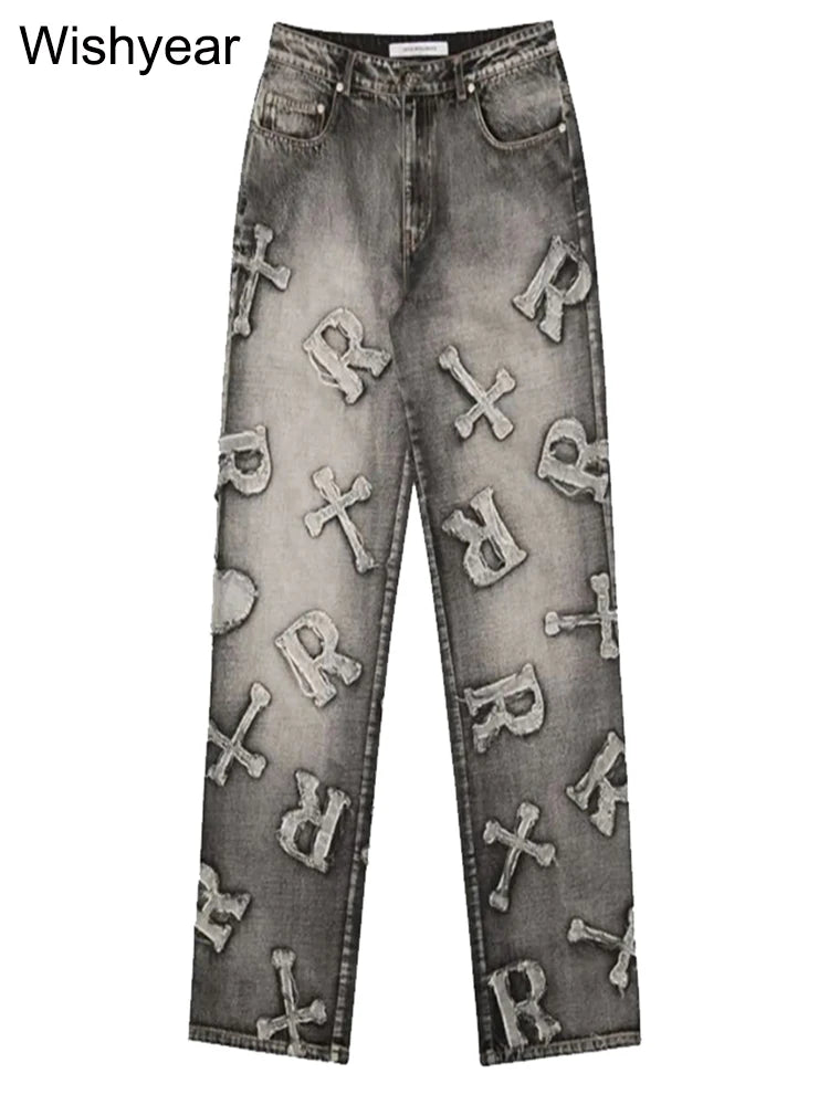 Grey jeans