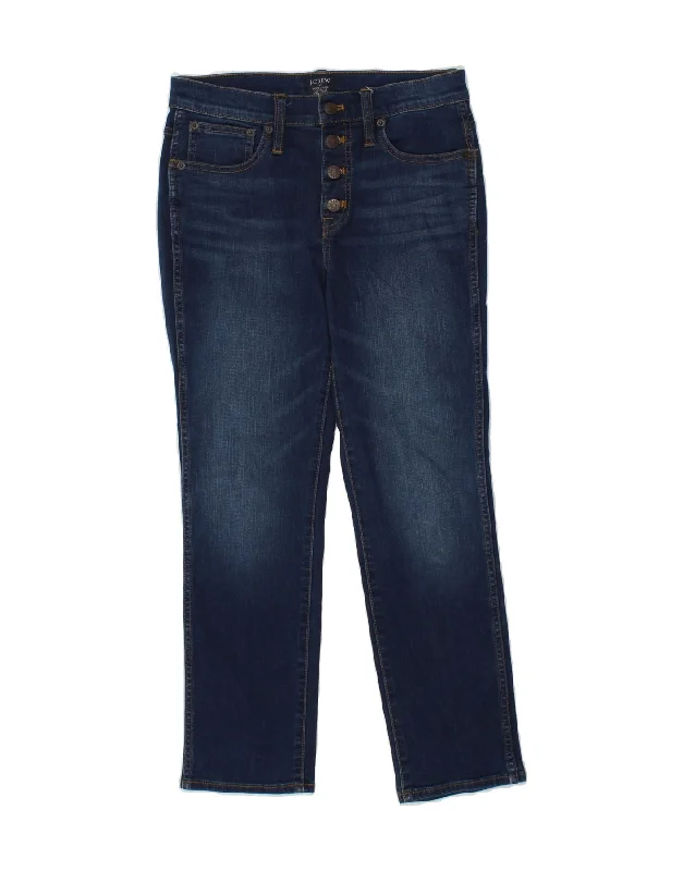 J. CREW Womens Vintage High Rise Straight Jeans W26 L26 Blue Cotton Elegant Bootcut Fit Jeans J. CREW Womens Vintage High Rise Straight Jeans W26 L26 Blue Cotton Elegant Bootcut Fit Jeans