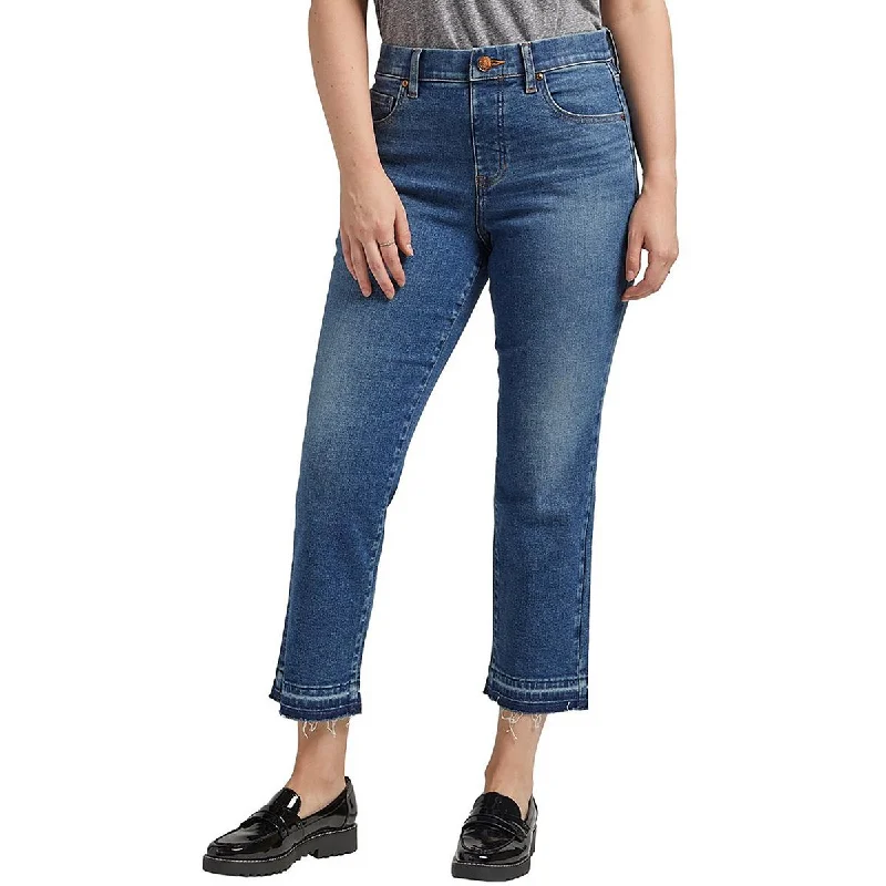 Jag Jeans Womens Petites Valentina High Rise Cropped Straight Leg Jeans Elegant High-Waisted Flared Jeans Jag Jeans Womens Petites Valentina High Rise Cropped Straight Leg Jeans Elegant High-Waisted Flared Jeans